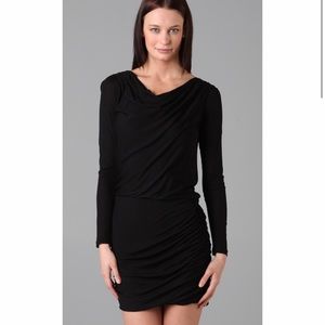 Theory Lavanien Heart Rouched Jersey Dress